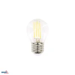 LED filament source 230V E27 G45 6W 700LM 2700K 320°