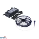 LED riba set + power supply 12V 24W DC 2835 300LED/5M IP20 warm white