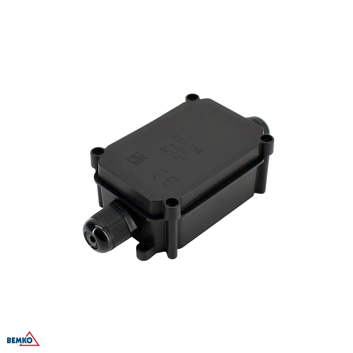 Hermeetiline junktsioonibox kahe klamriga IP66