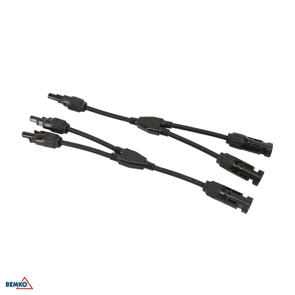 Päikesepaneeli konnektor MC4 1000V kahekordne paralleelne paar koos kaabliga