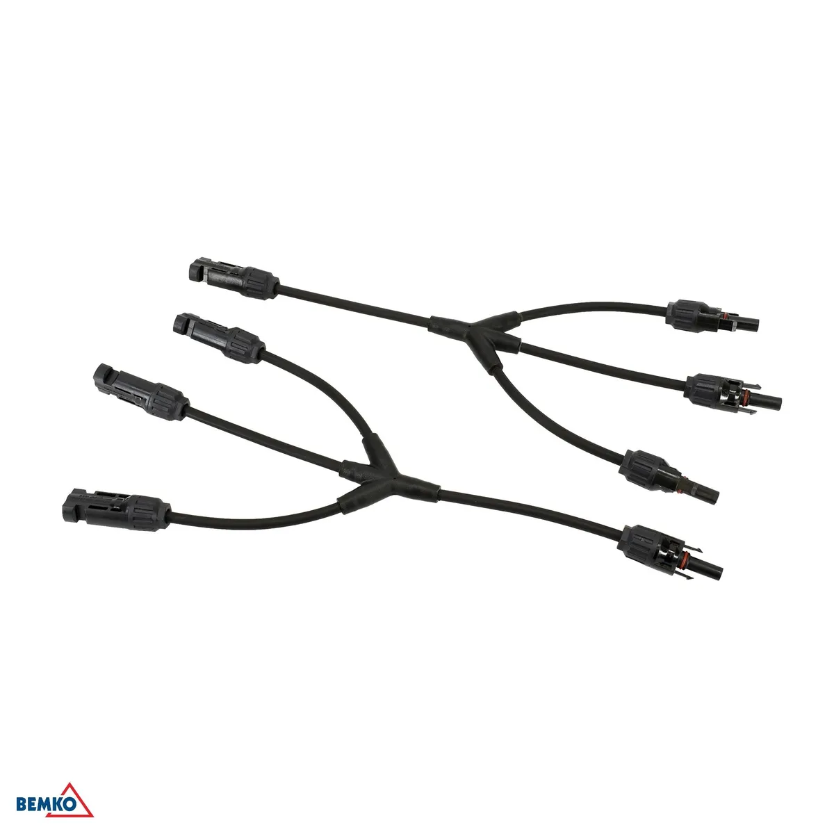 Päikesepaneeli konnektor MC4 1000V kolmekordne paralleelne paar koos kaabliga