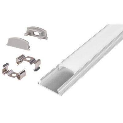 Masterled LED-profiil painduv 2m anodeeritud piimjas