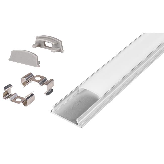 Masterled LED-profiil painduv 2m anodeeritud piimjas