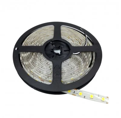 Led riba 7,2W/m,12V, IP54 soe valge