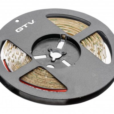LED riba 2835MW, 300 LED soe valge, 3,8W/m, geelivaba 8mm, rull 5m, 12V